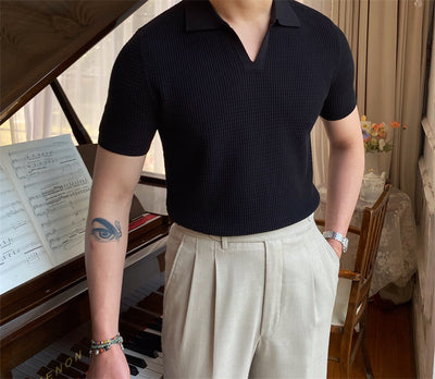 Camisa Cuello V Elegante sin Botones - Versátil y Moderna - Image 12