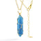 Dorado Copper Wire And Chain Sky Azul Cats Eye