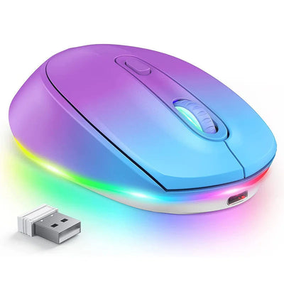 Ratón Inalámbrico Ergonómico 24g Recargable 1600dpi - Image 9