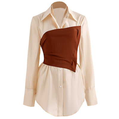 Blusa Tubo Elegante con Mangas Largas para Mujer