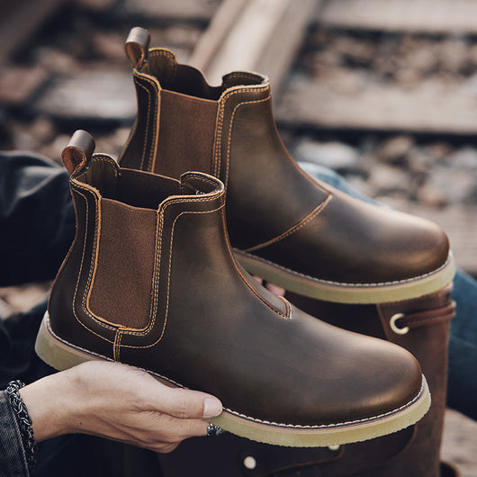 Botas Chelsea Dr Martens Estilo Británico Casual para Hombre - Image 8