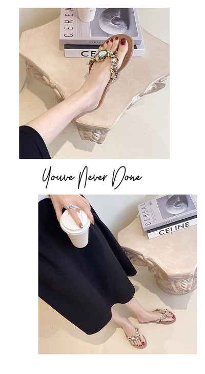 Sandalias Bohemias Planas para Playa - Chanclas Antideslizantes para Mujer - Image 21