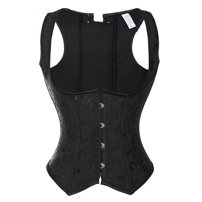 Faja Moldeadora Cuello Halter con Cierre y Patrón Jacquard