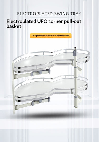 Canasta Extraíble de Esquina Doble para Muebles de Cocina - Image 12