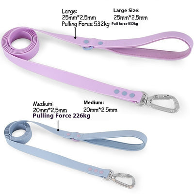 Pink and blue dog harness with padded chest and back, adjustable straps, and a top handle for walking. - Image 19