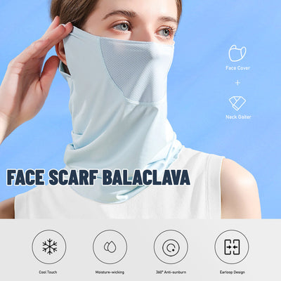 Protector Solar Facial Transpirable con Protección UV - Bandana Deportiva para Mujer - Image 2
