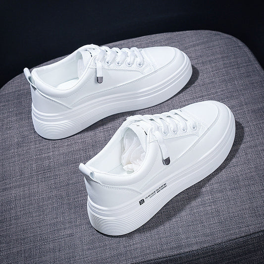 Zapatos Casuales Estilo Occidental para Mujer con Suela Gruesa