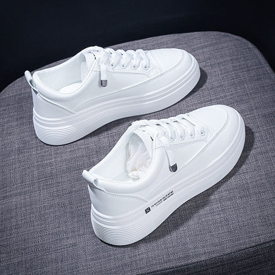 Zapatos Casuales Estilo Occidental para Mujer con Suela Gruesa