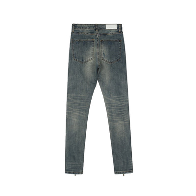 Pantalones Slim Fit Rotos con Cierre - Diseño Urbano Moderno - Image 9