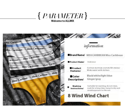 Ropa Interior Deportiva para Hombre con Diseño Convexo y Cintura Letras - Image 19