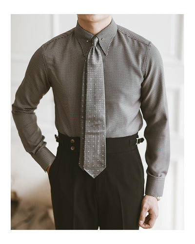 Camisa Formal Cuello Imperio Sin Planchado para Caballero - Image 16