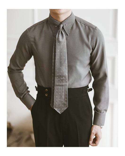 Camisa Formal Cuello Imperio Sin Planchado para Caballero - Image 16