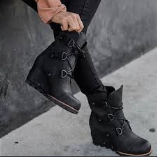 Botas Martin de Encaje con Combinación de Colores para Mujer - Image 8