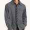 Camisa Manga Larga Falso Dos Piezas para Hombre Otoño Premium