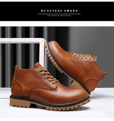 Zapatos Elevadores Premium para Hombre con Plantilla de Cuero Genuino - Image 14