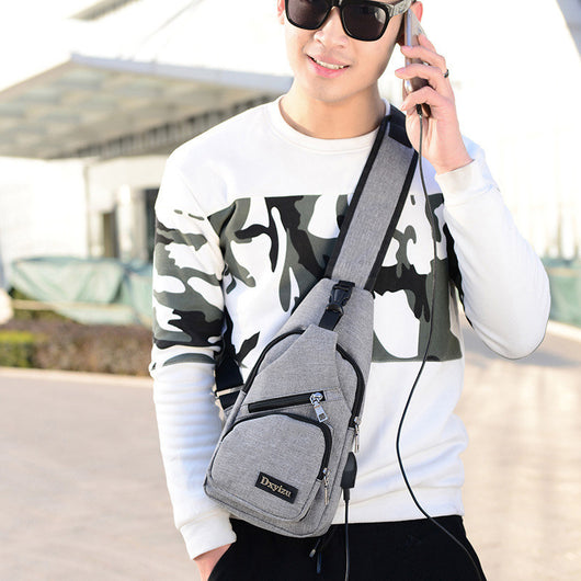 Bolsa Mensajera Cruzada Multifuncional para Hombre - Image 3