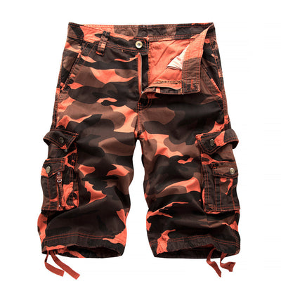 Shorts Cargo Camo de Algodón con Múltiples Bolsillos para Hombre - Image 15