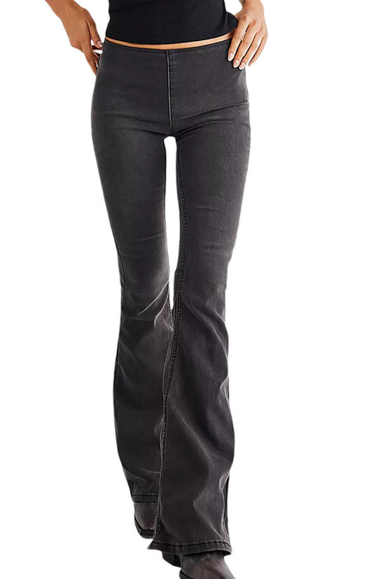 Jeans Acampanados Cintura Baja con Elasticidad - Image 7