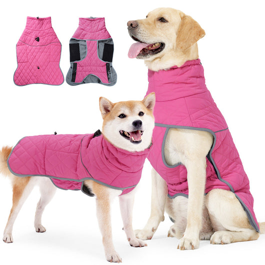 Abrigo Acolchado para Perros Medianos y Grandes - Algodón Térmico Protector - Image 4