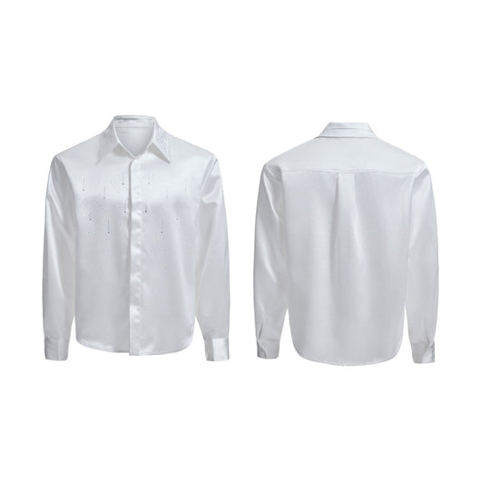 Blusa Corta de Satén Sedoso - Corte Amplio Perfecta para Commuters - Image 12