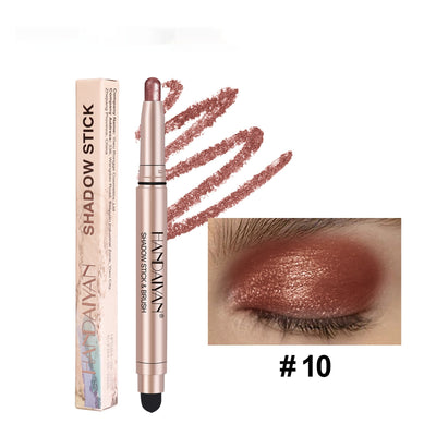 Sombra de Ojos en Barra Pearlescente de Alto Brillo Gusano de Seda para Mujer - Image 11