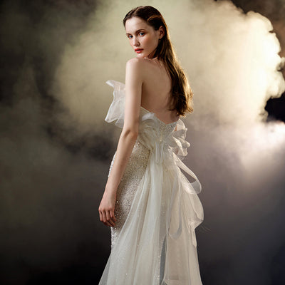 Vestido de Novia Cola Sirena con Sujetador Incorporado - Image 3