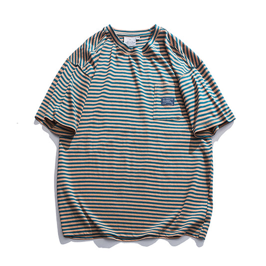 Camisa de Algodón Puro para Hombre con Bolsillos - Estilo Casual Verano