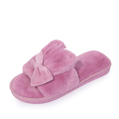 Pantuflas Cómodas para Mujer con Orejas de Conejo y Moño - Image 4