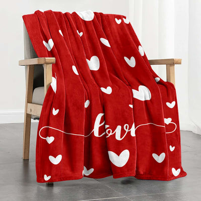 Manta Térmica con Estampado de Corazones para Descansos - Image 13