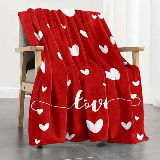 Manta Térmica con Estampado de Corazones para Descansos - Image 13