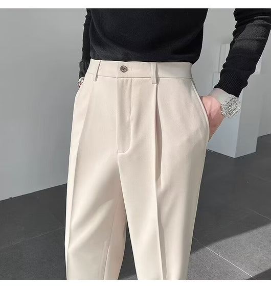 Pantalones de Vestir Casual Rectos para Hombre - Versátiles y Elegantes - Image 18