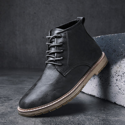 Botas Martin de Cuero para Hombre - Estilo Urbano Primavera Otoño - Image 9