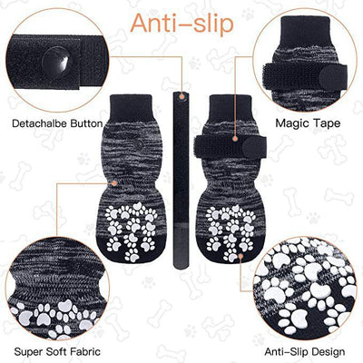 Calcetines Impermeables Cálidos para Perros Medianos - Antideslizantes y Protectores - Image 13