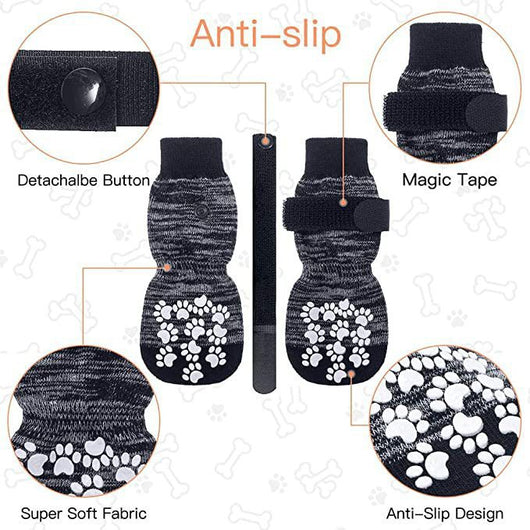 Calcetines Impermeables Cálidos para Perros Medianos - Antideslizantes y Protectores - Image 13