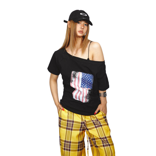 Camiseta Estampada con Bandera para Mujer - Image 7