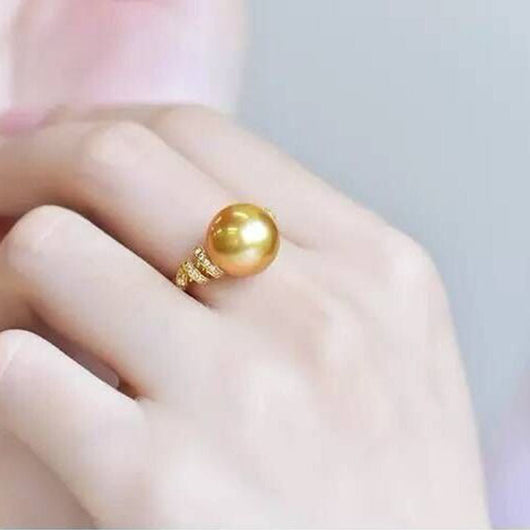 Anillo Plata 925 con Perla Grande de 12mm Brillante para Mujer - Image 10