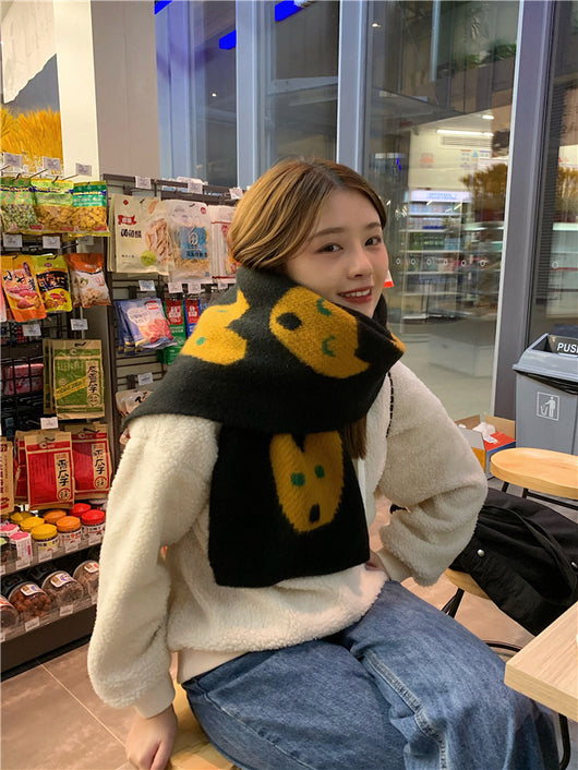 Bufanda Oso Kawaii Japonés para Mujer - Suave, Cálida y Versátil - Image 19