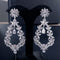 Aretes de Circonitas con Diseño de Corona Exagerada
