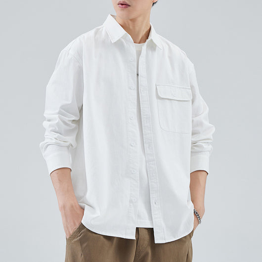 Camisa Suelta de Algodón Premium para Hombre - Image 2