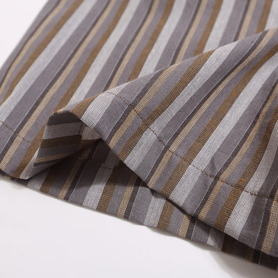 Camisa Suelta de Rayas Verticales para Hombre - Image 5