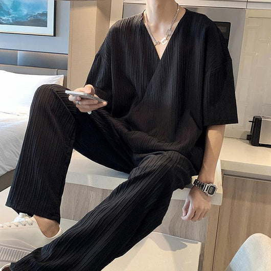 Traje Británico de Dos Piezas con Camisa de Cuello Diseñado - Image 3