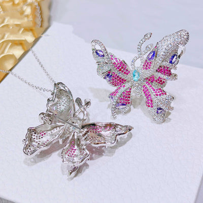 Anillo Mariposa Púrpura Lavanda de Lujo - Image 10