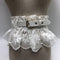Cinturón Decorativo Blanco Ancho para Mujer