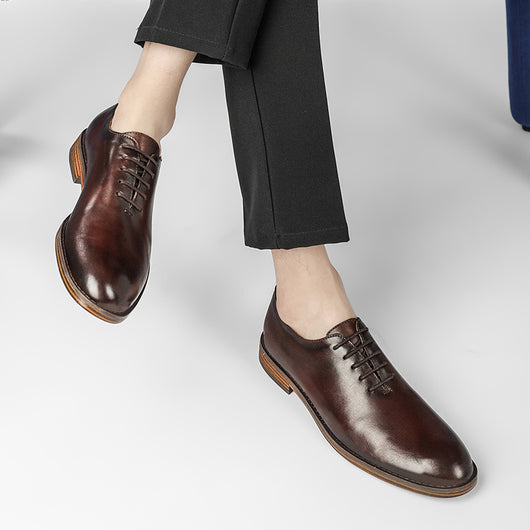 Zapatos de Negocios Estilo Británico Retro Pulido Baja Caña - Image 4