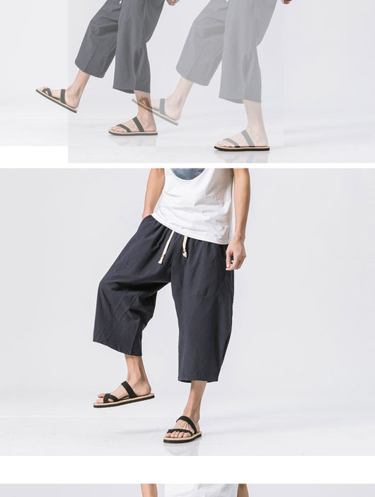 Pantalones Harem de Algodón Estilo Chino - Image 15
