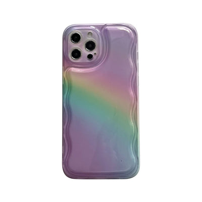 Funda Transparente Arcoíris a Prueba de Caídas para Teléfono - Image 9