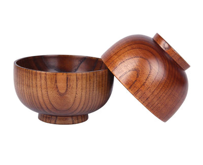 Tazón de Madera Estilo Japonés para Arroz, Sopa y Ensaladas - Image 17