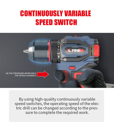 Taladro Atornillador Inalámbrico 21V Brushless con Maletín Completo - Image 9