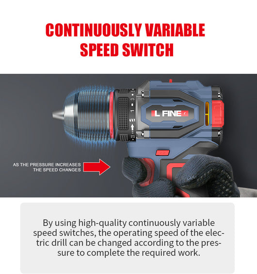Taladro Atornillador Inalámbrico 21V Brushless con Maletín Completo - Image 9