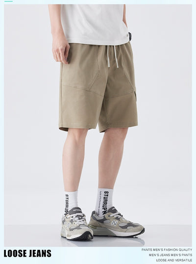 Pantalones Cortos de Trabajo Estilo Retro American para Hombre - Algodón Ice Silk Fresco - Image 21